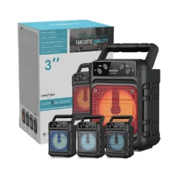 Long-Lasting Battery With Fast Charge LED Wireless Speaker