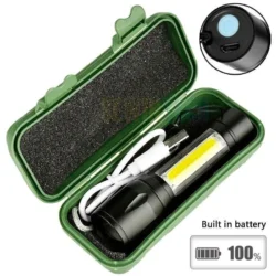Zoomable Rechargeable LED Torch Light