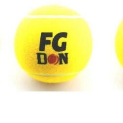 FG DON Court Tennis Balls – High-Elasticity Rubber Training Balls for Tennis, Cricket, and Outdoor Play (Pack of 3)