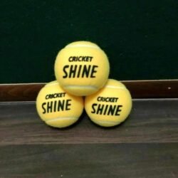 Premium Court Tennis Balls – High-Elasticity Rubber Training Balls for Tennis, Cricket, and Outdoor Play (Pack of 3)