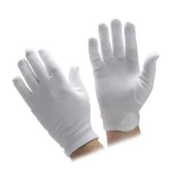 100% Cotton Cricket Batting Inner Gloves – Durable & Flexible Full-Finger Support for Men & Women (1 Pair, White)