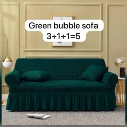 5-Seater Jersey Textured Sofa Cover | Stretchable & Elegant Furniture Protector