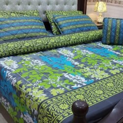 7 Pcs Danier Printed Double Bed Comforter Set