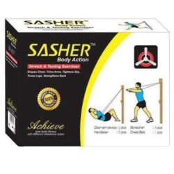 SASHER.PAKISTAN Portable Home Gym Kit – Full Body Stretch & Toning Exerciser with Door-Jam Resistance System (Made in Pakistan)