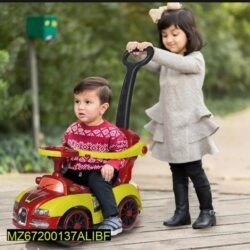 Flash-Dash 2-in-1 Stroller & Ride-On Car | With Interactive Lights & Music