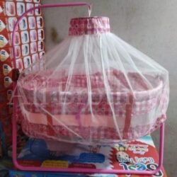 Guardian Cloud Kids' Swing | Powder-Coated Metal Cradle with Mosquito Protection